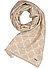 Schal Felix, Viskose, hellbeige gemustert - hellbeige