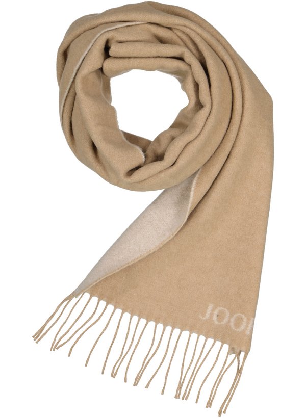 Schal Larsen, Wolle, hellbeige-beige meliert