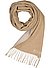Schal Larsen, Wolle, hellbeige-beige meliert - hellbeige