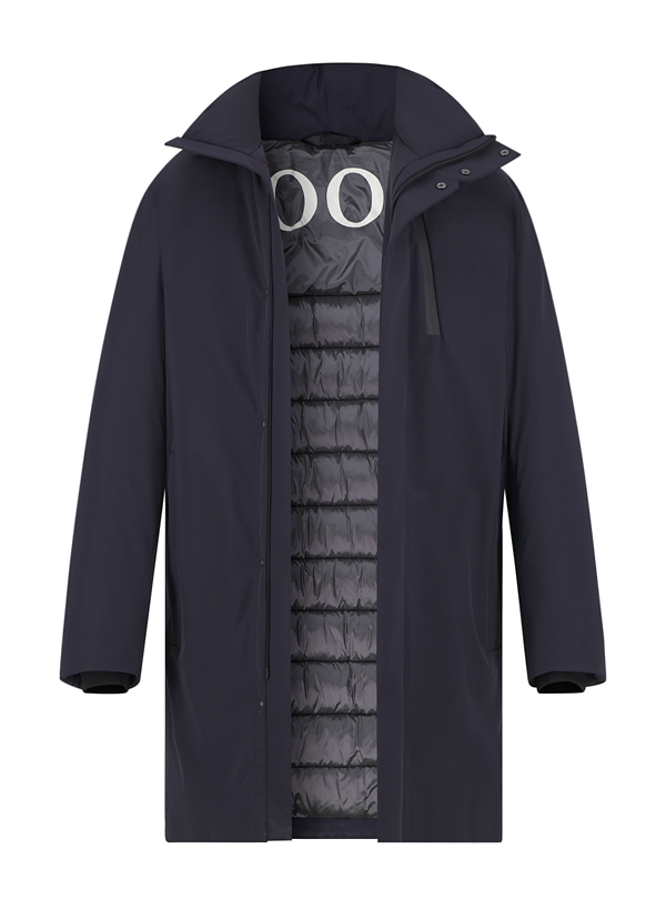 Parka Rodney, Mikrofaser wasserabweisend, dunkelblau