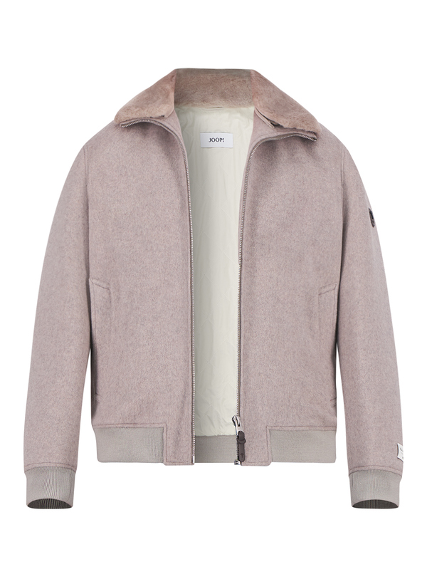 Blouson Milton, Wolle-Kaschmir, beige meliert
