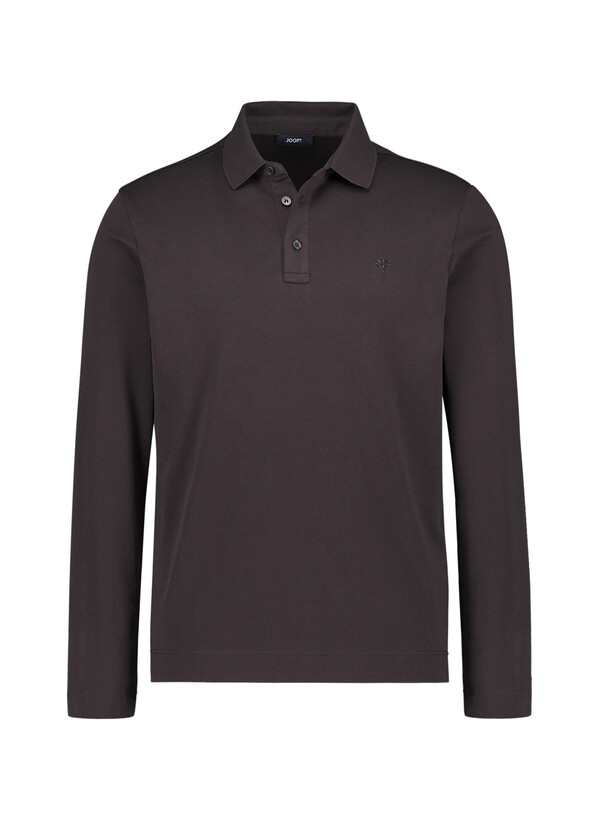 Polo-Shirt, Baumwoll-Jersey, schwarz