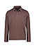 Polo-Shirt Perolo, Baumwoll-Jersey, dunkelbraun - dunkelbraun