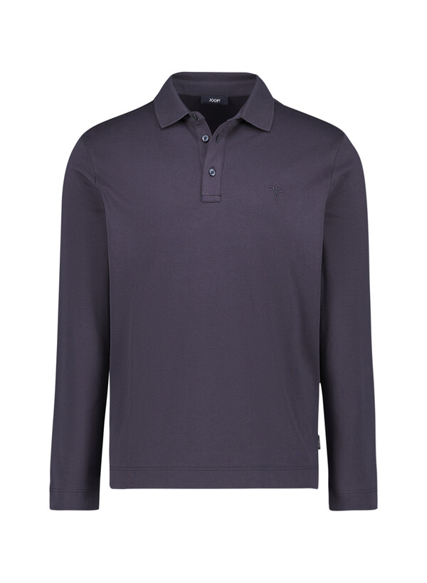 Polo-Shirt, Baumwoll-Jersey, dunkelblau