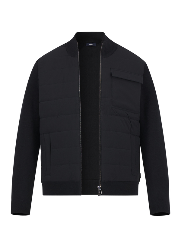 Strickjacke Lysendor, Regular Fit, Wolle, schwarz