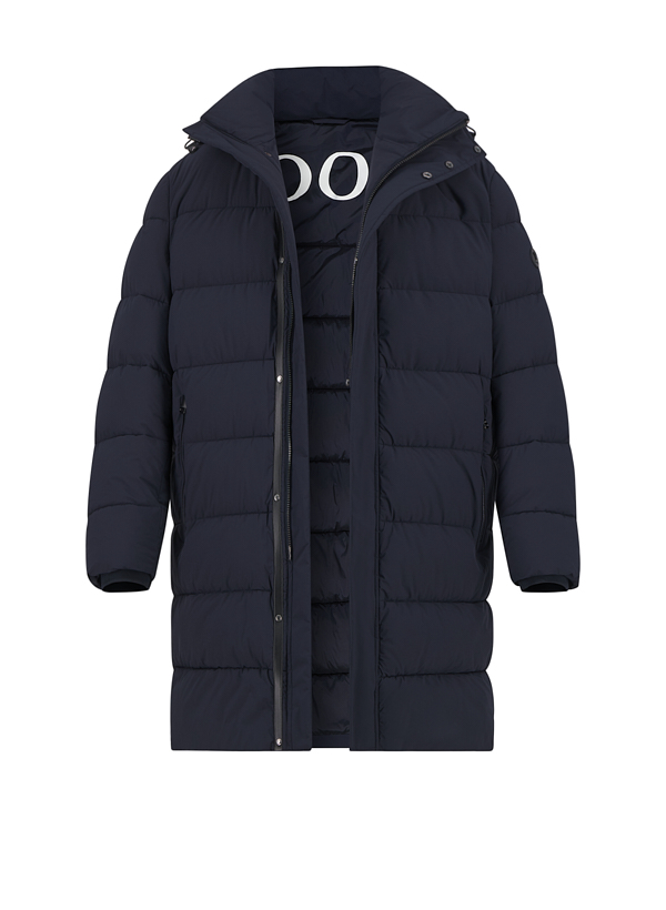 Parka, Mikrofaser wasserabweisend, dunkelblau