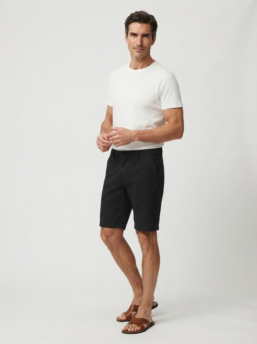 Shorts Reso, Regular Fit, Bio Baumwoll-Stretch, black