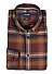 Hemd, Casual, Flanell,, Button-Down, braun-multicolor - braun-multicolor