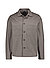 Overshirt, Viskose, Kent, Brusttasche, braun - braun