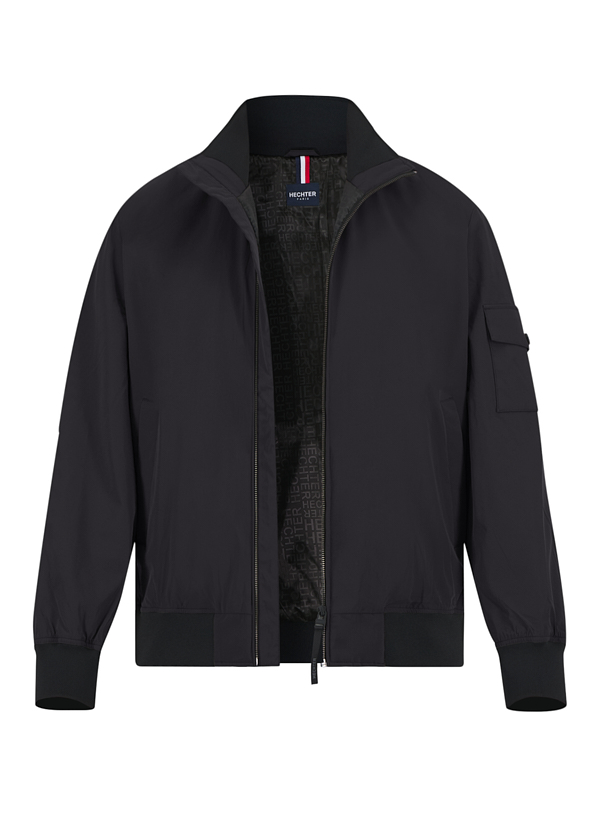 Blouson, Mikrofaser wasserabweisend, schwarz