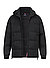 Steppjacke, Mikrofaser wasserabweisend, schwarz - schwarz