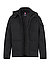 Steppjacke, Mikrofaser wasserabweisend, schwarz - schwarz