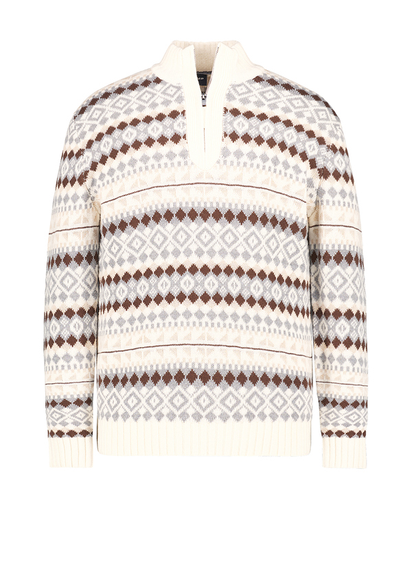 Troyer, Baumwolle-Wolle, offwhite