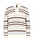 Troyer, Baumwolle-Wolle, offwhite - weiß-multicolor