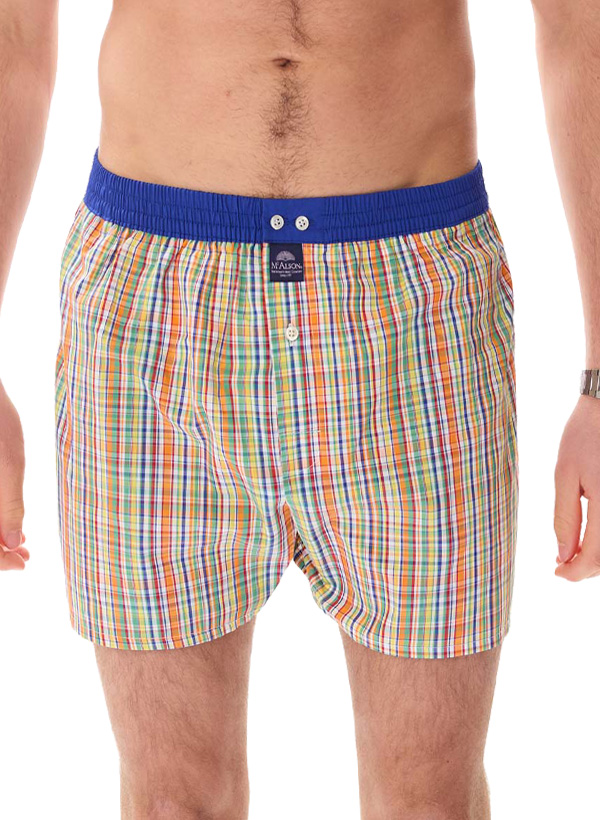 Boxershorts M5417, Baumwolle, multicolor kariert