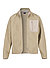 Fleecejacke, Mikrofaser ungefüttert, hellkhaki - hellkhaki