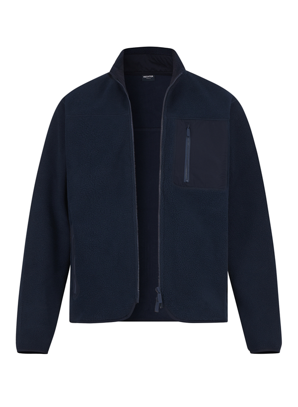 HECHTER PARIS Herren Fleecejacke blau