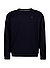 Sweatshirt, Baumwolle, nachtblau - nachtblau