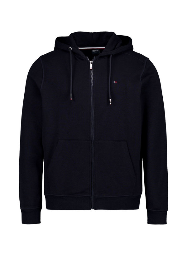 Sweatjacke, Baumwolle, nachtblau