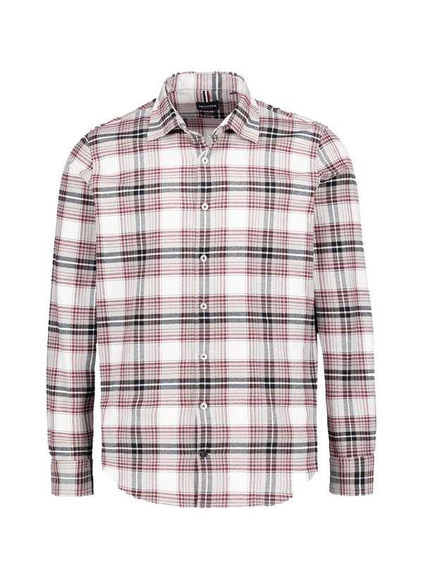 Hemd, Modern, Flanell, Kent, rot kariert