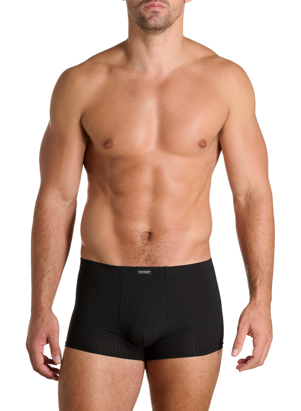 bruno banani Herren Unterwäsche schwarz Mikrofaser/Funktion unifarben