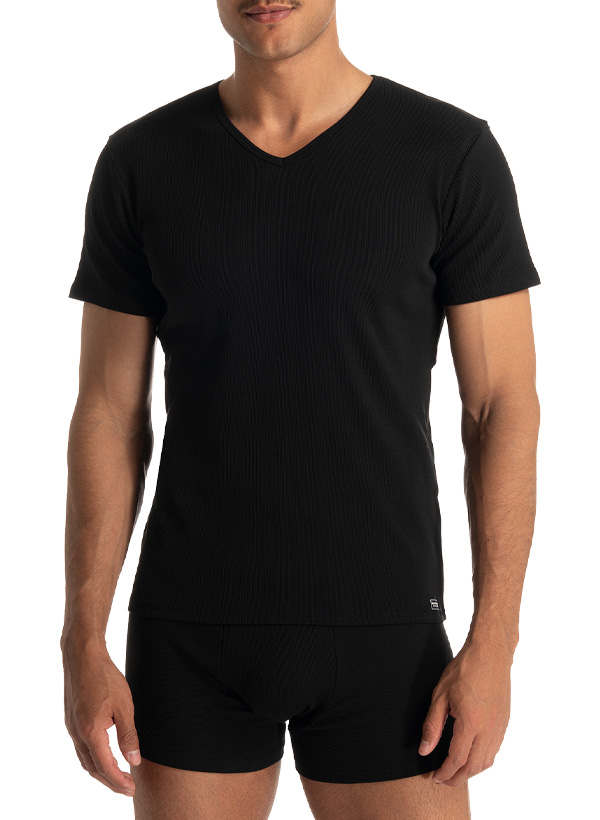 bruno banani Herren Unterwäsche schwarz Baumwolle & Mix unifarben
