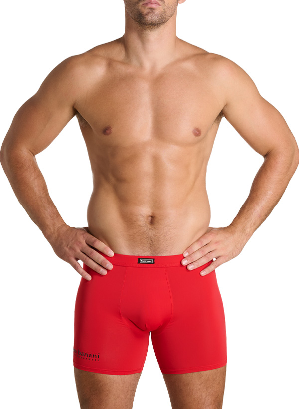 bruno banani Herren Unterwäsche rot Mikrofaser/Funktion unifarben