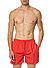 Badeshorts, Mikrofaser-Stretch, rot - rot