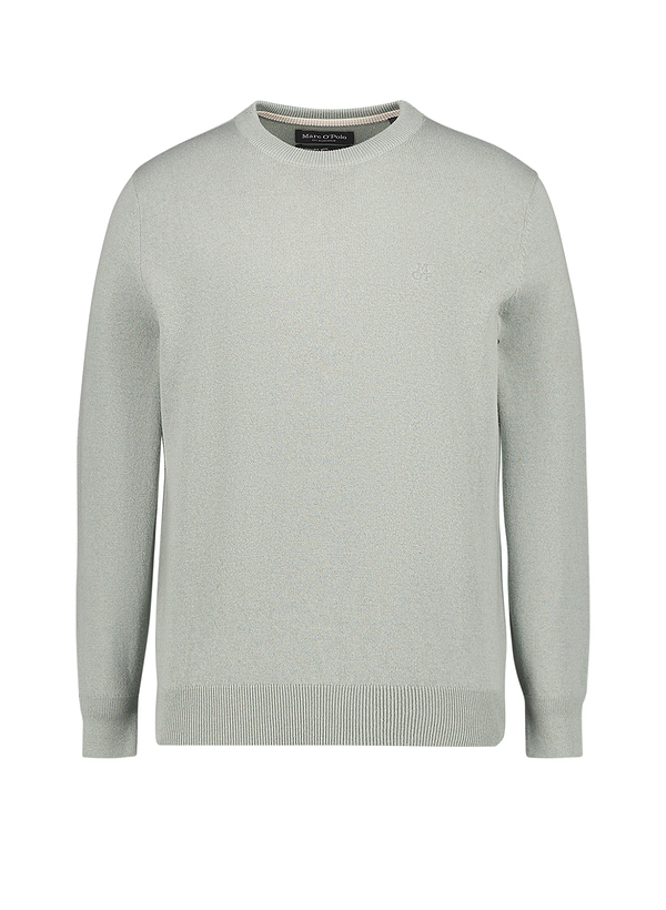 Troyer, Baumwolle-Wolle, faded mint melange