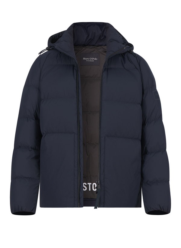 Daunenjacke, Mikrofaser wasserabweisend, dark navy