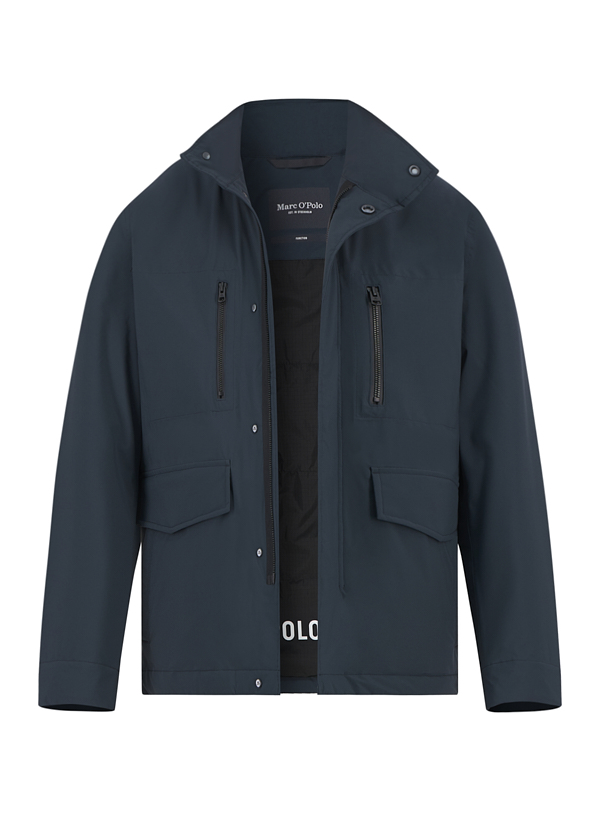 Jacke, Mikrofaser wasserabweisend, peppercorn grey