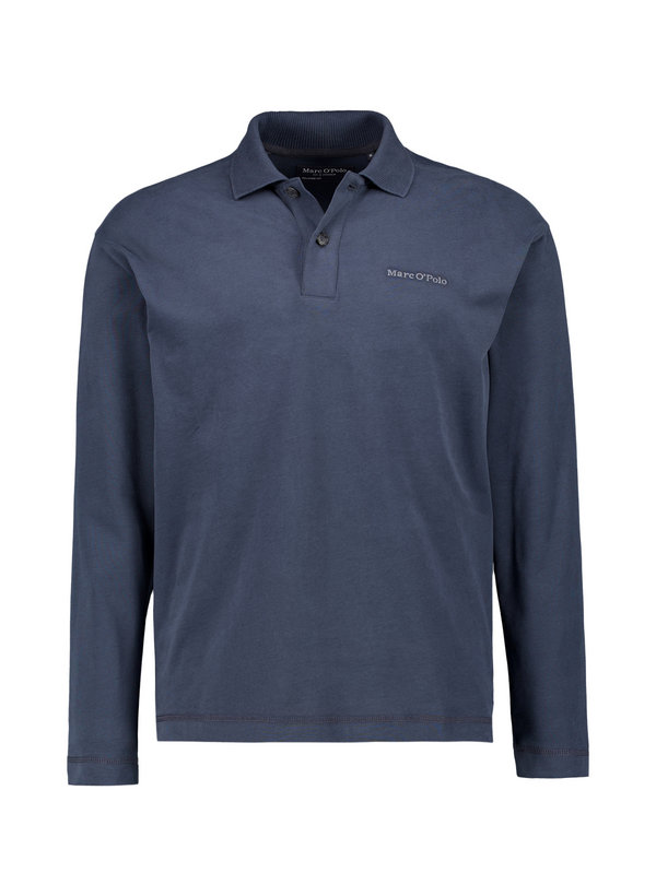 Polo-Shirt, Relaxed Fit, Bio Baumwoll- Jersey, dunkelblau