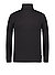 Rollkragenshirt, Shaped Fit, Baumwolle, schwarz - schwarz