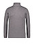Rollkragenshirt, Shaped Fit, Baumwolle, dunkelgrau meliert - dunkelgrau