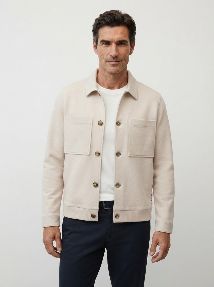 Sweatjacke, Regular, Baumwolle, grey silk