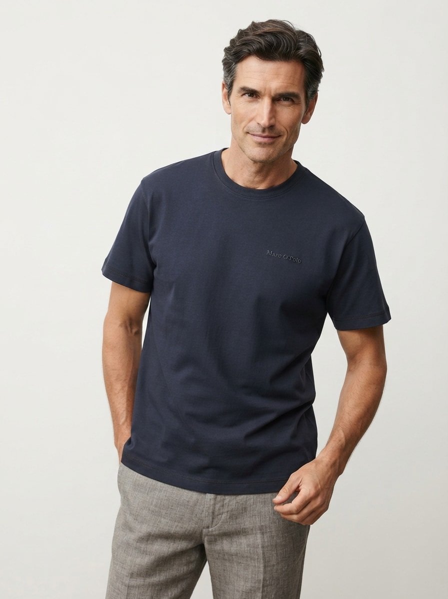T-Shirt, Relaxed Fit, Bio-Baumwolle, peppercorn grey
