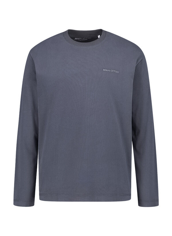 Longsleeve, Baumwolle, peppercorn-grey