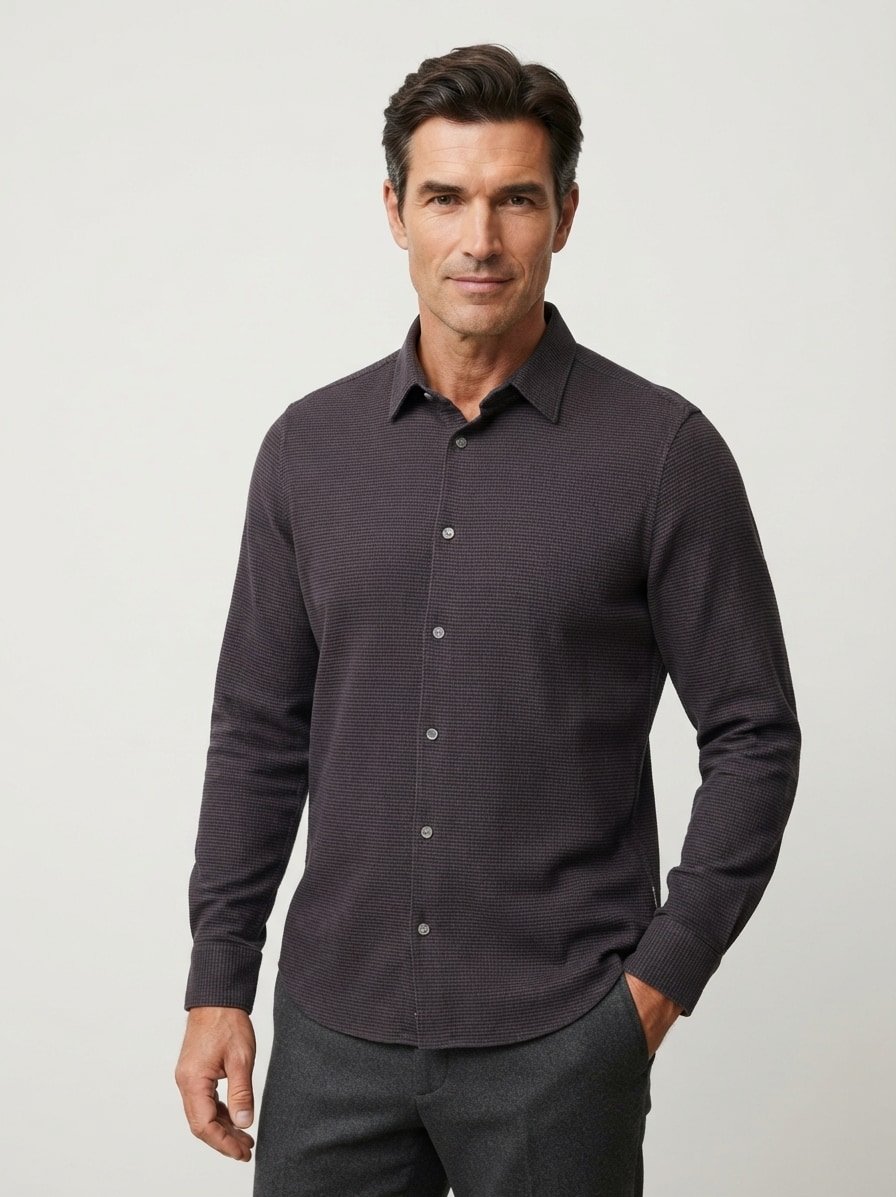 Hemd, Regular, Flanell, Kent, schwarz-braun