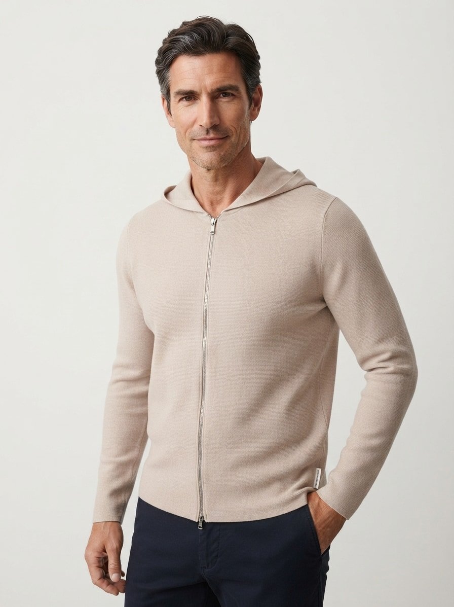 Cardigan, Bio Baumwolle, grey silk