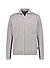 Cardigan, Baumwolle, cloudy-grey strukturiert - cloudy grey melange