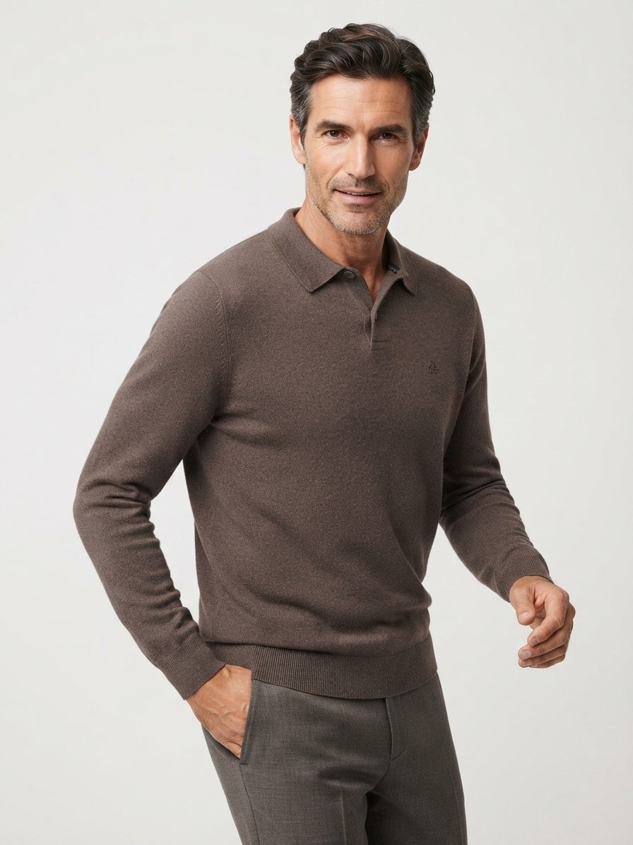 Pullover, Baumwolle-Wolle, dark grey melange