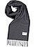 Schal, Schurwolle, dark grey - dark grey melange