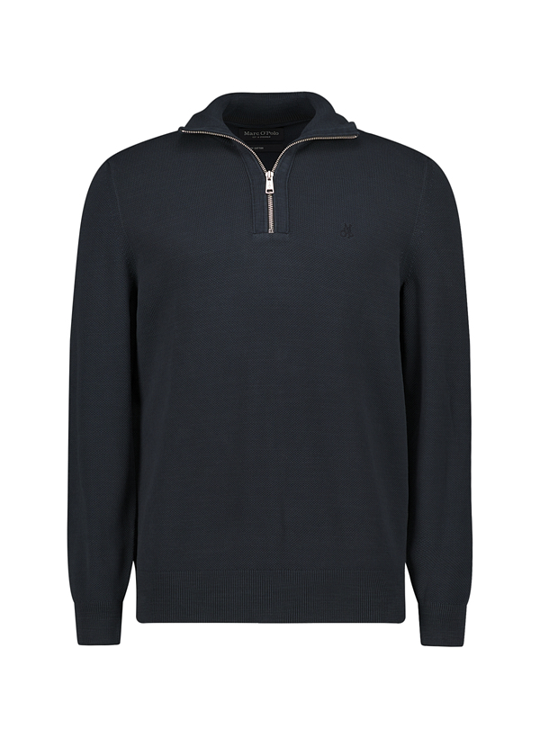 Troyer, Baumwolle, peppercorn-grey, strukturiert