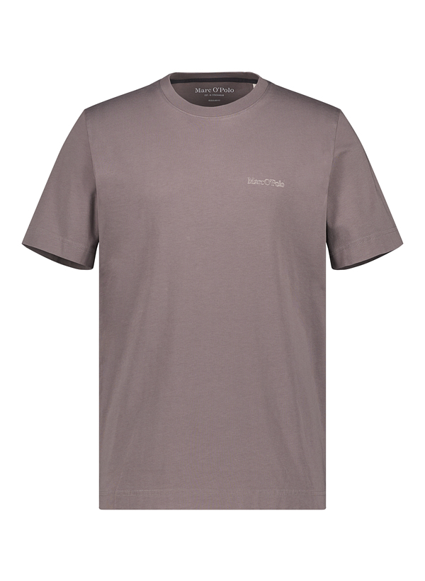 T-Shirt, Regular, Baumwolle, mit Rückenprint, graphite dust