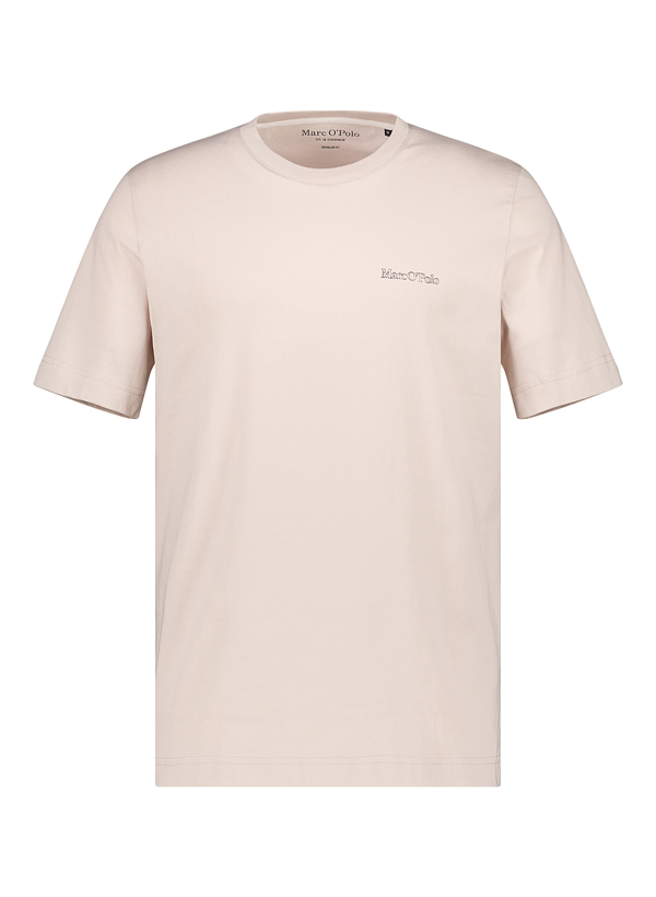 T-Shirt, Regular, Baumwolle, mit Rückenprint, grey silk