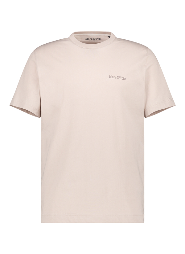 T-Shirt, Regular, Baumwolle, mit Rückenprint, grey silk