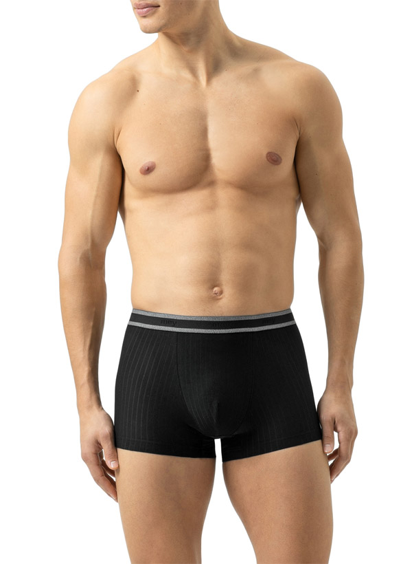 Mey Herren Unterwäsche schwarz Baumwolle & Mix unifarben