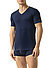 T-Shirt, Baumwoll-Stretch, blue - blau