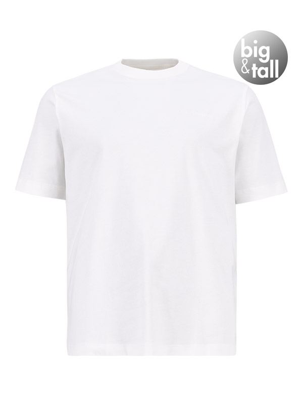 T-Shirt, Big&Tall, Bio Baumwolle, silky withe