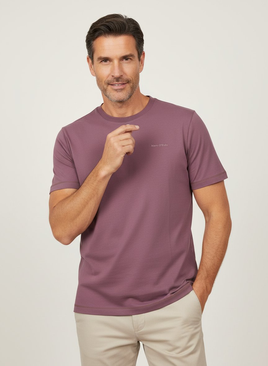 T-Shirt, Big&Tall, Bio Baumwolle, light mauve